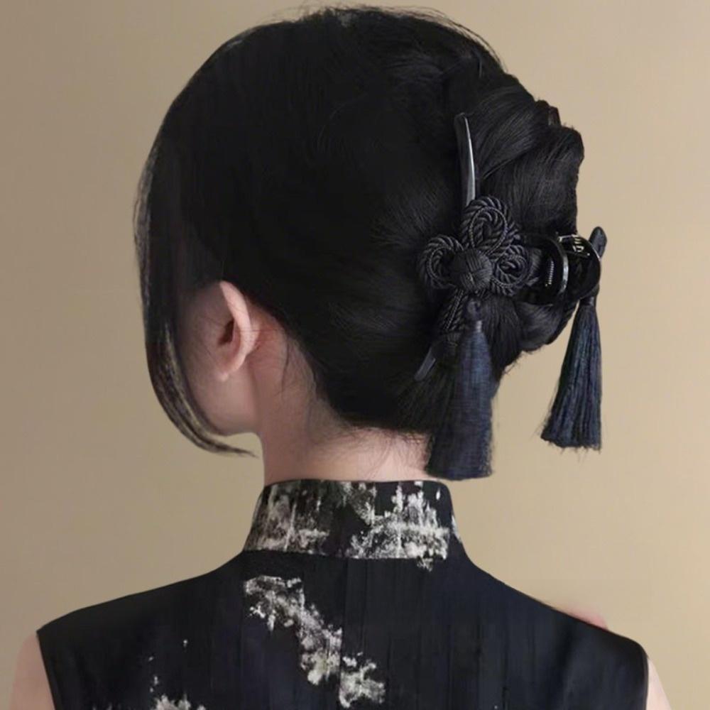 Tassel Cheongsam Style Hair Grasp Elegant Hair Clip Gift Chinese Hair Claw  Ceremony