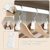 10/50 PCS Cascading Hanger Extender Hooks Space Saving Closet Hanger Organizer Closet Space Saver for Shirt Clothes Coat Hangers