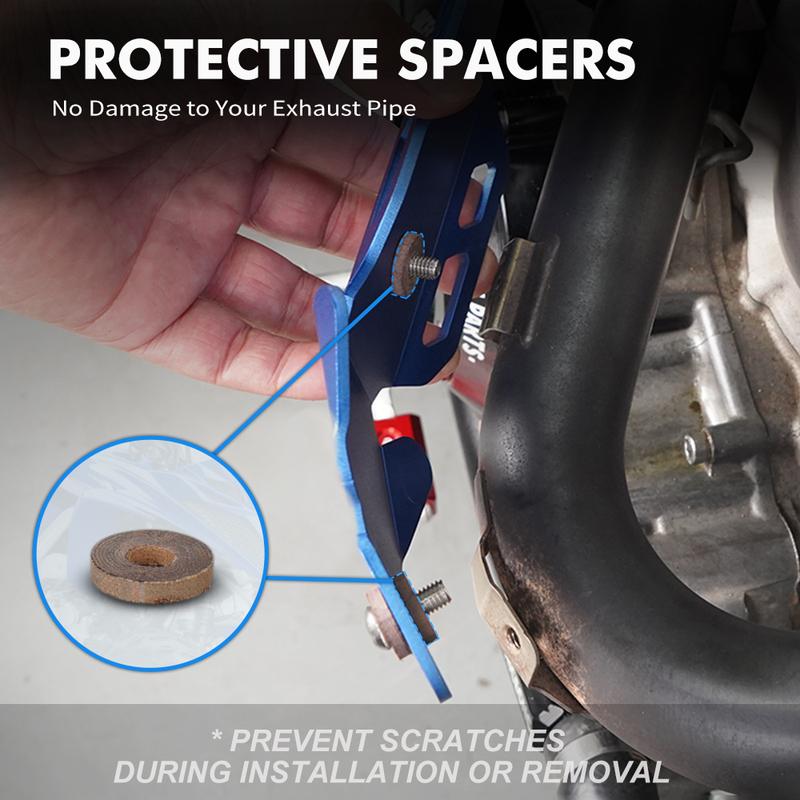 NiceCNC ATV Exhaust Muffler Mid Pipe Heat Shield Protector Guard Cover for Yamaha YFZ450R YFZ 450R 450 R Aluminum Accessories