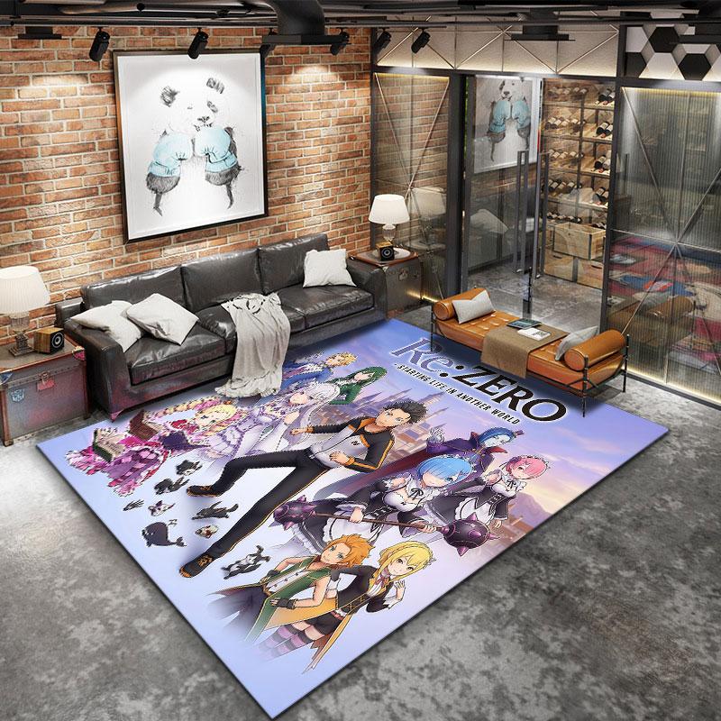 Re Zero Carpet Rug For Living Room Bedroom Home Sofa Decoration Kids Play Nonslip Floor Mat