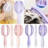 Plastic Massage Comb 2 In  1 Openwork Comb High Quality Hair Straightening Comb  Wash Hair