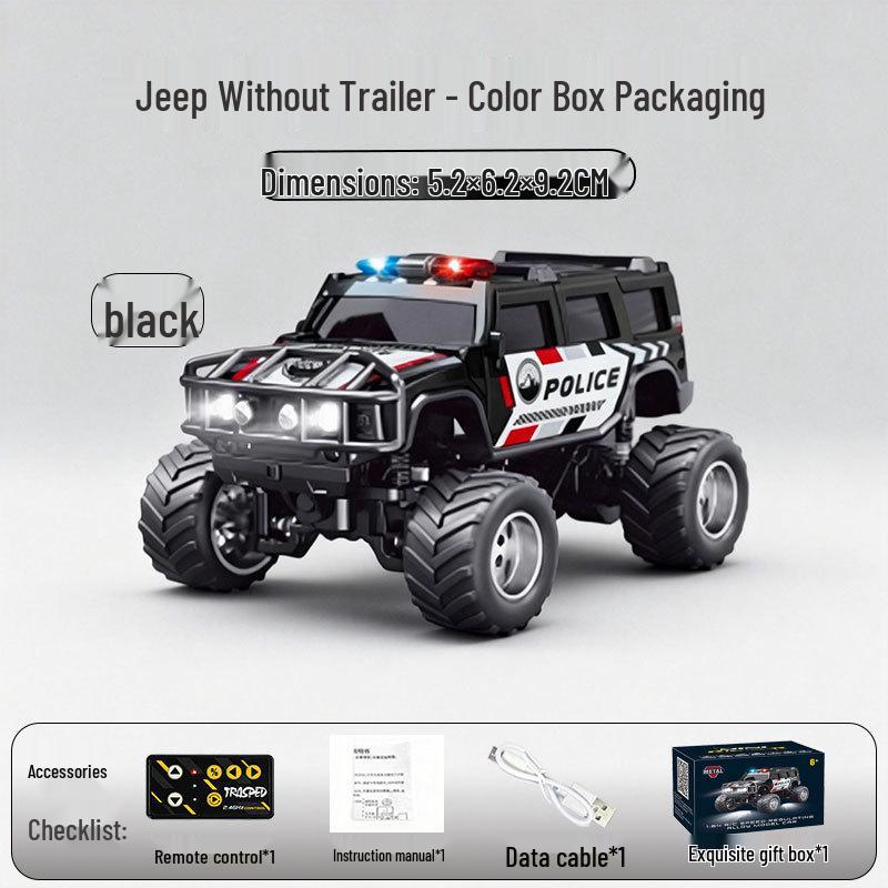Hengguan 1:64 Alloy RC Dual Control Mini Car Toy for Boys