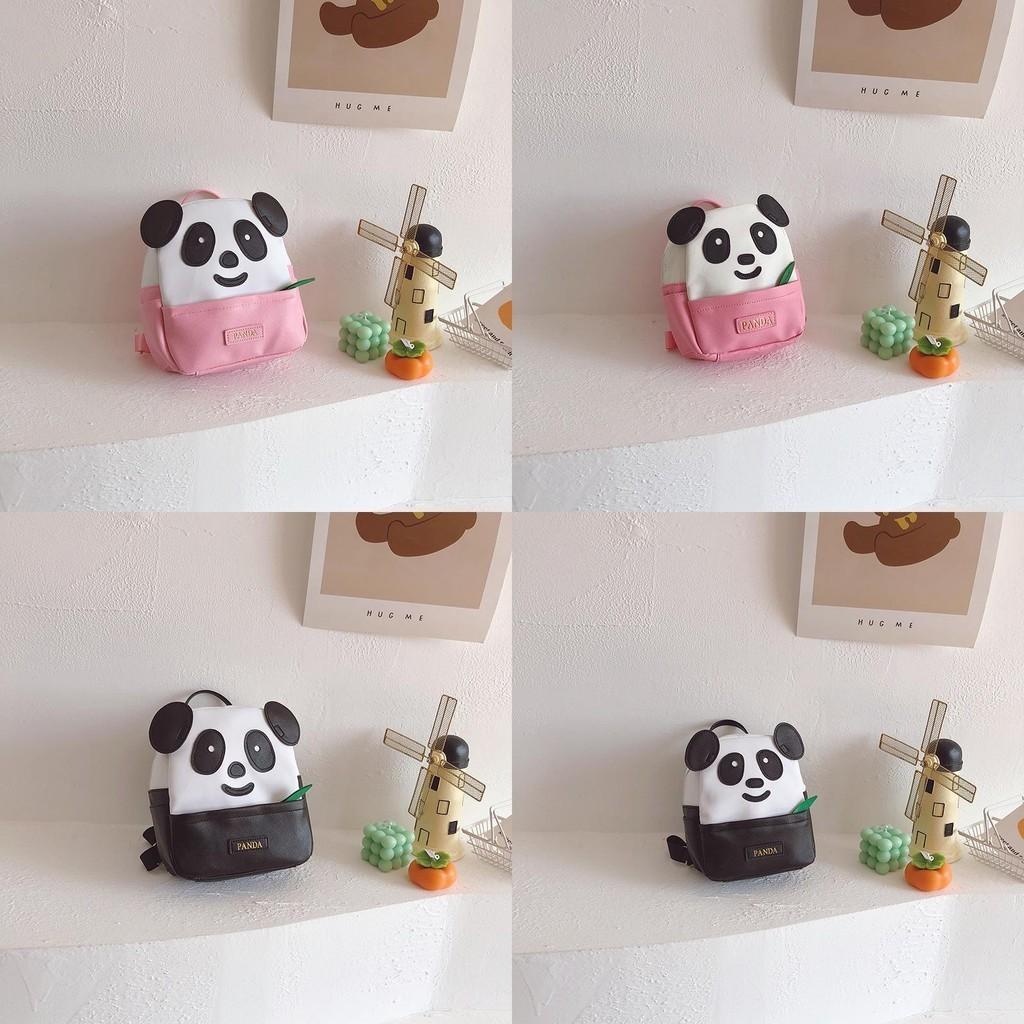 Cute Panda Children's Backpack Stylish Cartoon Design For Preschool Kids With Breathable Fabric
