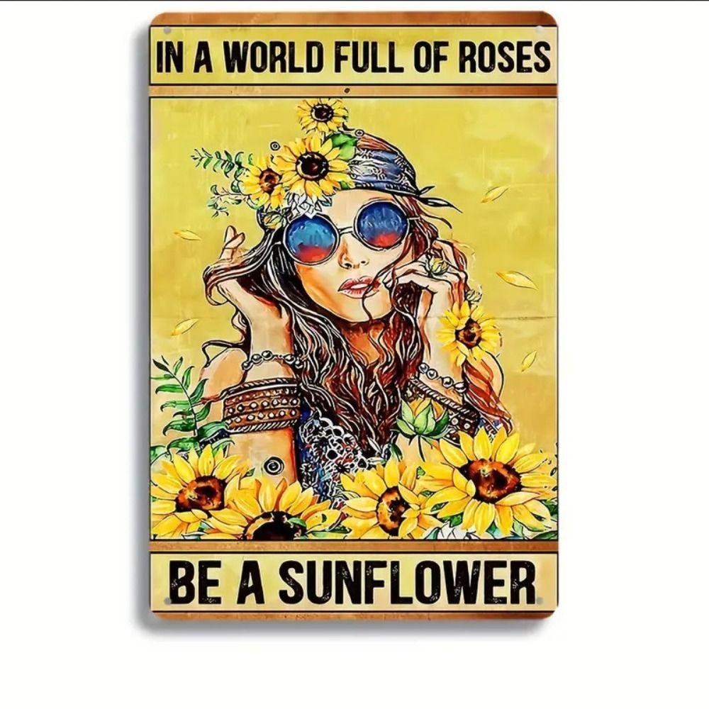 Vintage Metal Sign "Welcome to Wolf Cave" Outdoor Nature Decor 20x30cm