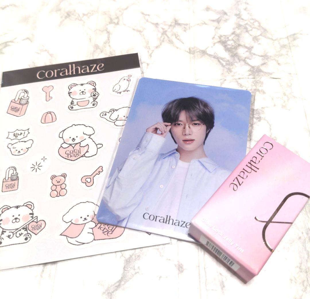 

[USED] Coral Haze Beomgyu Tint 107 and photo card, sticker set