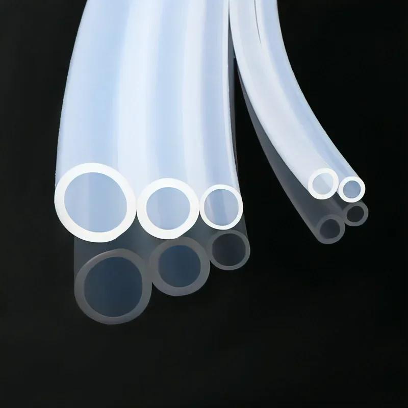 1meter Food Grade Silicone Rubber Hose Transparent Flexible Silicone Tube ID 10mm 11mm 12mm 14mm 16mm 18mm 20mm 30mm 50mm Tube