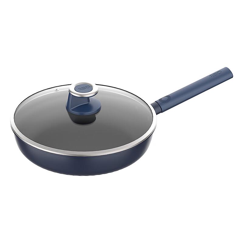 ASD 28cm Titanium Composite Steel Non-Stick Frying Pan with Lid