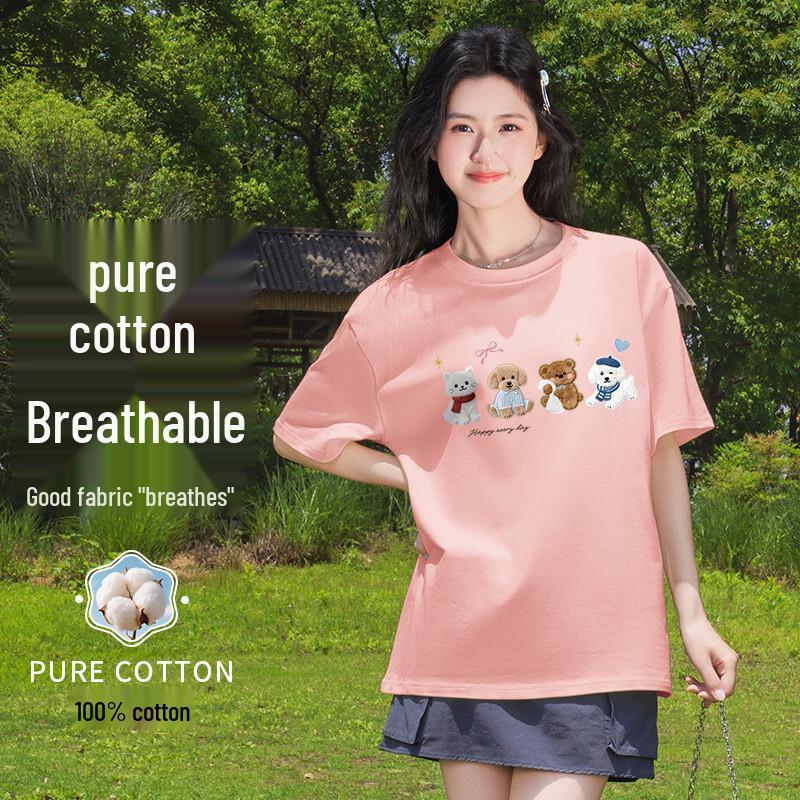 Baleno Women s Casual Cotton Short Sleeve T-Shirt L