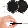 2pcs 7cm Non-slip Car Water Cup Pad Crystal Rhinestone Rubber Mat For Bottle Holder Coaster Auto Interior Anti-skid Cup Holders