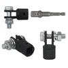 1/2 Inch Scissor Jack Adapter Chrome Vanadium Steel Automotive Wrench Power Drill Socket Adapter Car Truck Tire Repair Tool
