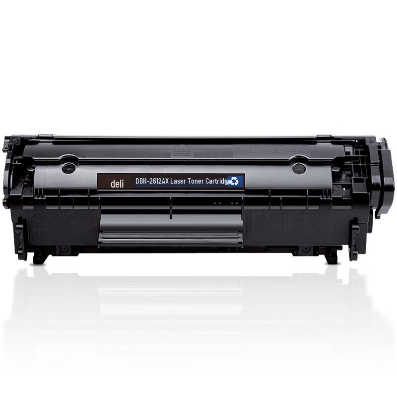 Deli Q2612A (12A) Compatible Black Toner Cartridge - 3 Pack