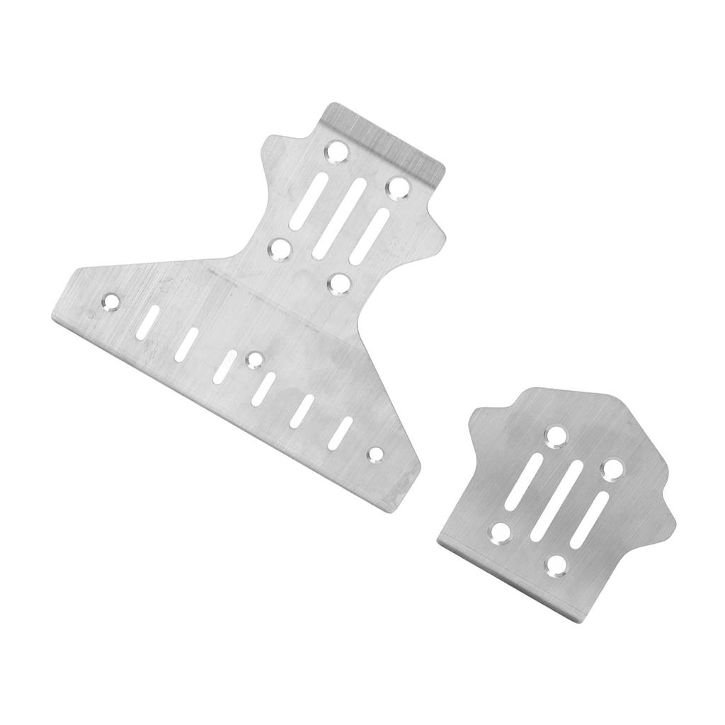 RC Chassis Armor Stainless Steel Front Rear RC Car Body Protector Armor for King Motor KM 17 RC