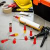 Stainless Steel Glue Nozzle Set Rustproof Corrosion Resistant Universal Integrated Rubber Nozzle Tool Kit Versatile Caulking Accessories