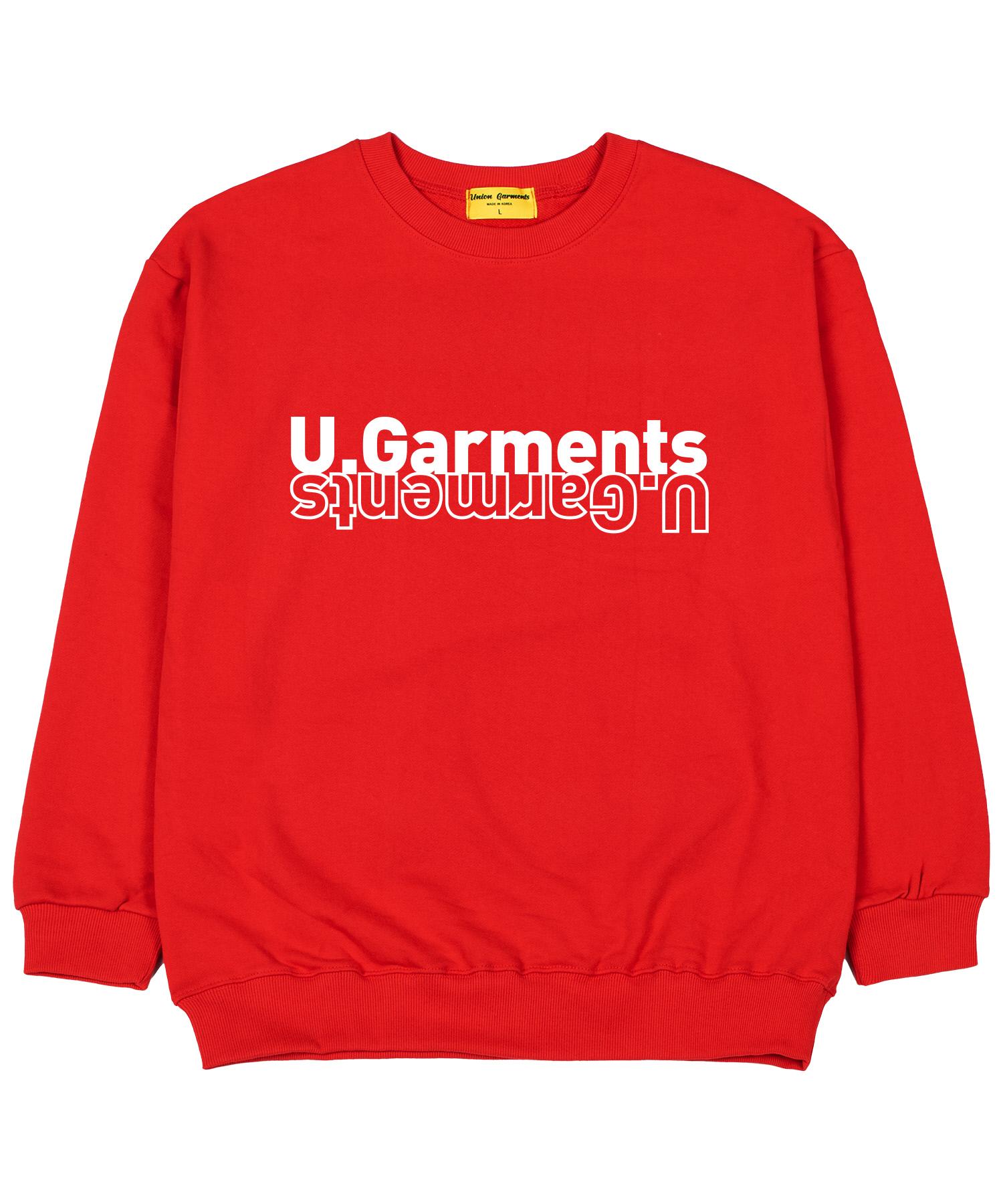 Union Garments U Garments Терри Оверсайз Толстовка Красная Xxl