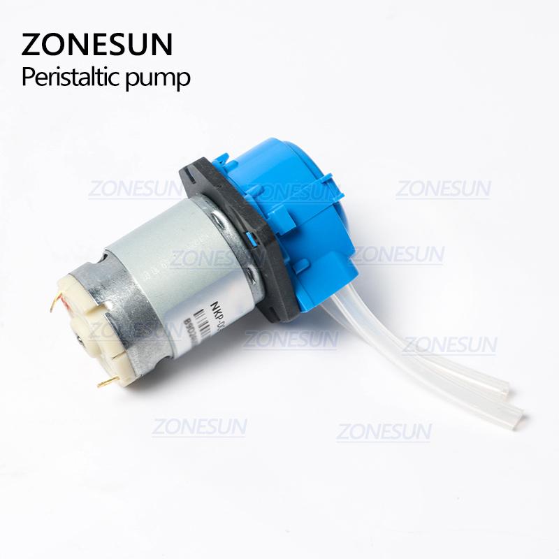 ZONESUN DC 12V/24V 1-50ml  Dosing Pump Peristaltic Pumps Dosing Head With Connector For Arduino Aquarium Lab Analytic Diy Liquids Motor Tools