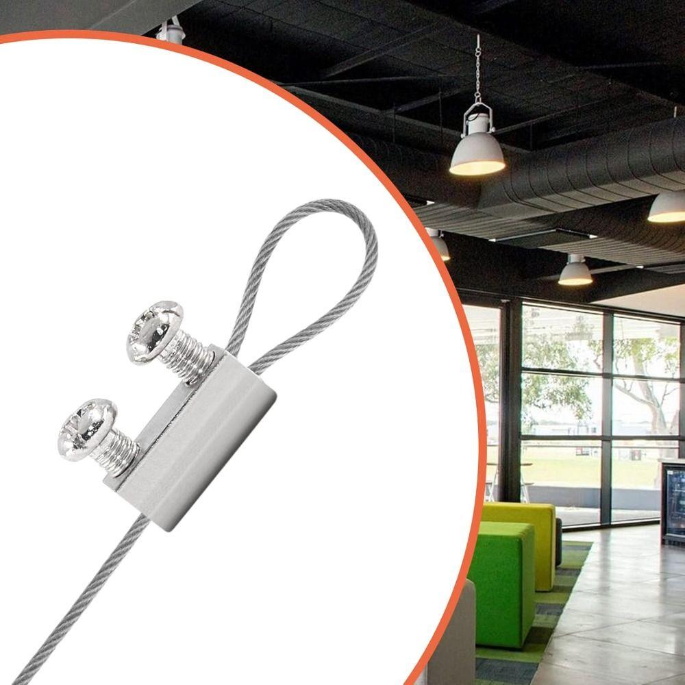 Copper Steel Wire Rope Clip Metal Hanging Clip New Stainless Steel Cable Clamp
