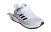 adidas Pure Boost Abrasion Resistant Lightweight Cushioning Low Top Running Shoes White Black Kids' ID8495