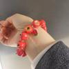 Simulation Fruit Beaded Bracelet Sweet Style Colorful Adjustable Fashion Accessories for Women Date Night Wear Gift