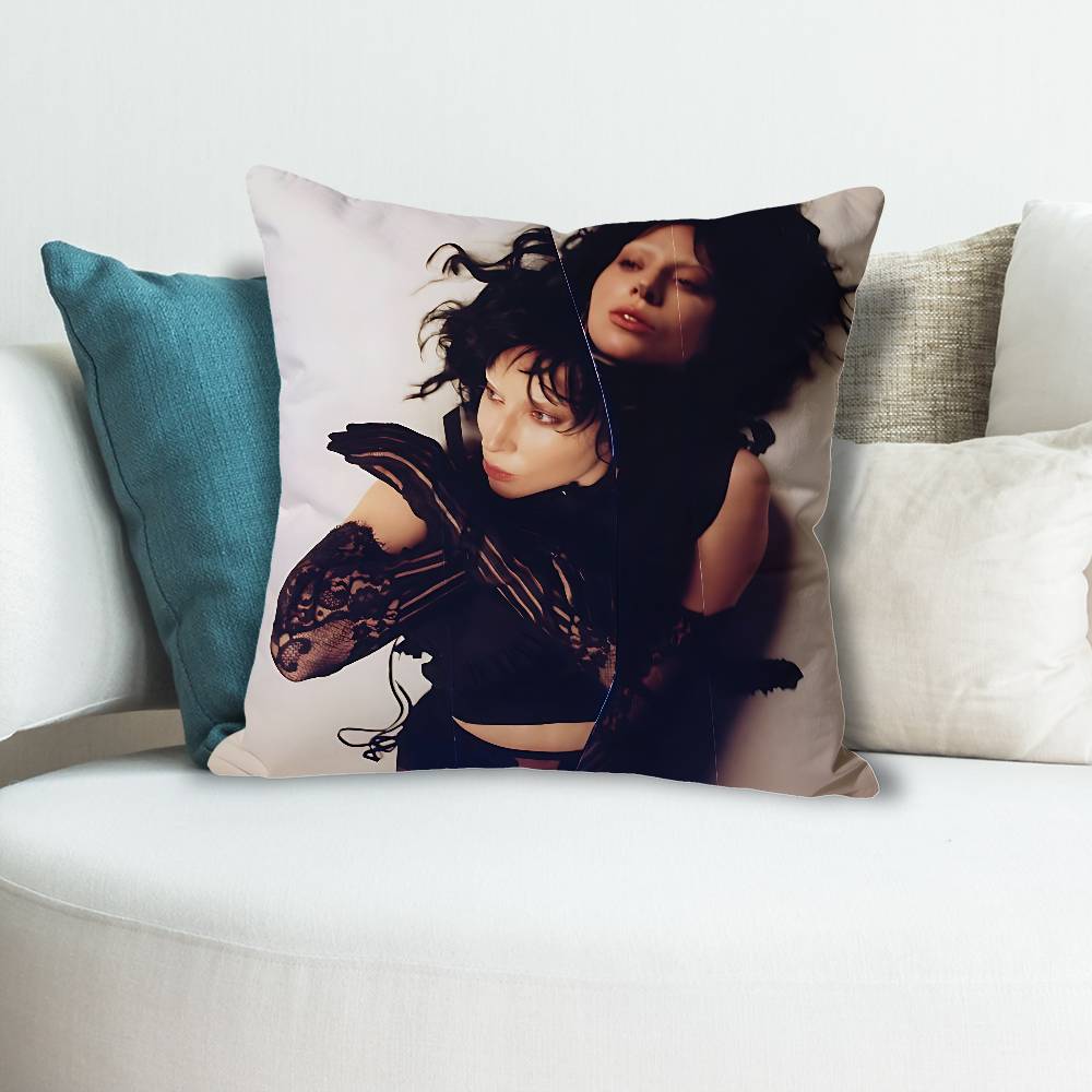 LLady GGaga MAYHEM Various Sizes Square Pillow Case For Car Home Bedchamber Decor Custom Valentine gift