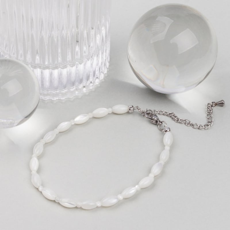 AUGUST ALICE Hola Beach Almond Mother-of-Pearl Bracelet