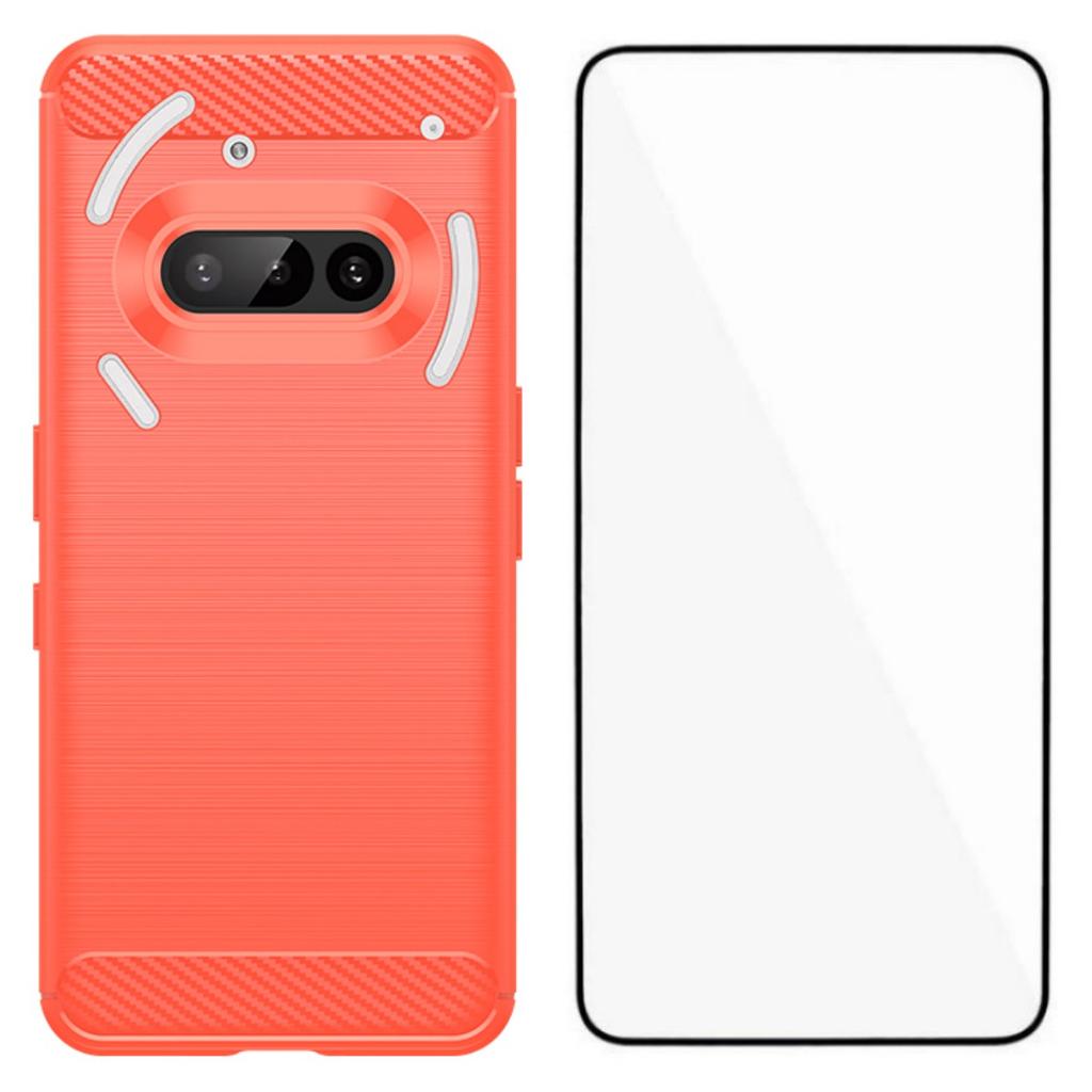 Telefon za nic (3a) Pouzdro s tvrzeným sklem WANLONFENG řady LS s broušenou texturou TPU kryt na telefon