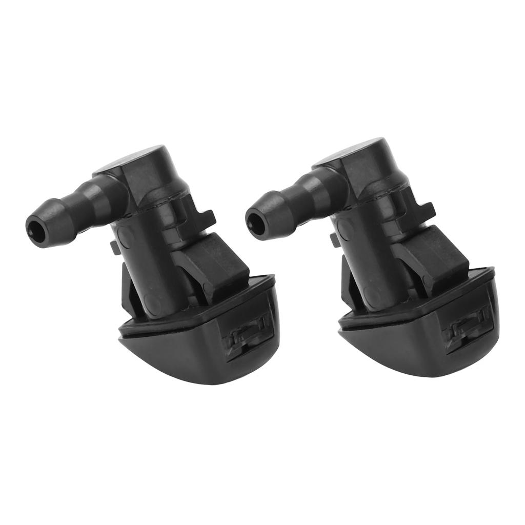 2pcs Windshield Washer Spray Jet Nozzle 986303X900 Black ABS Replacement for Rio 2011‑2016