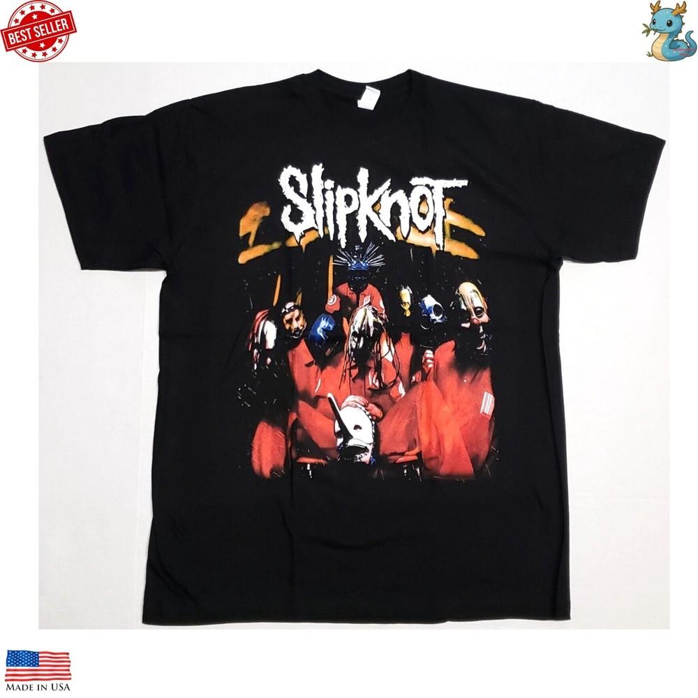 Slipknot Band T Shirt Vintage Reprint Heavy Metal Rock Tee Unisex T-Shirt S