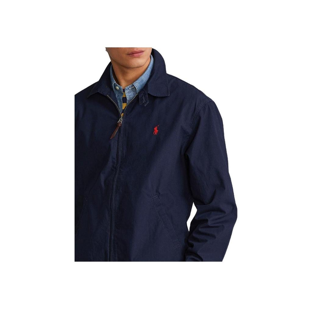 Polo Ralph Lauren Solid Color Polo Jacket Men Jackets Blue 710704084-010