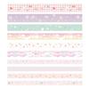 YUBX Masking Set of Creative Washi Tape with Gold Foil Perfect for DIY Gift and Gift Decoration Tape, 10, Stamping, Crafts, Journals, Planners,