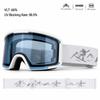 High-definition, impact-resistant ski goggles with comfortable sponge padding, windproof snow goggles for outdoor sports