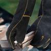 Long Leather High-Temperature Gloves High Temperature Fireproof Leather Gloves for Welders, Barbecue