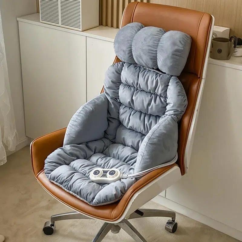 Подушка для стула Подушка для спинки Одна подушка для сиденья Может быть с электрическим подогревом Офисная малоподвижная Подушка для студентов Подогрев поясницы Подушка для подогрева Unheated синий