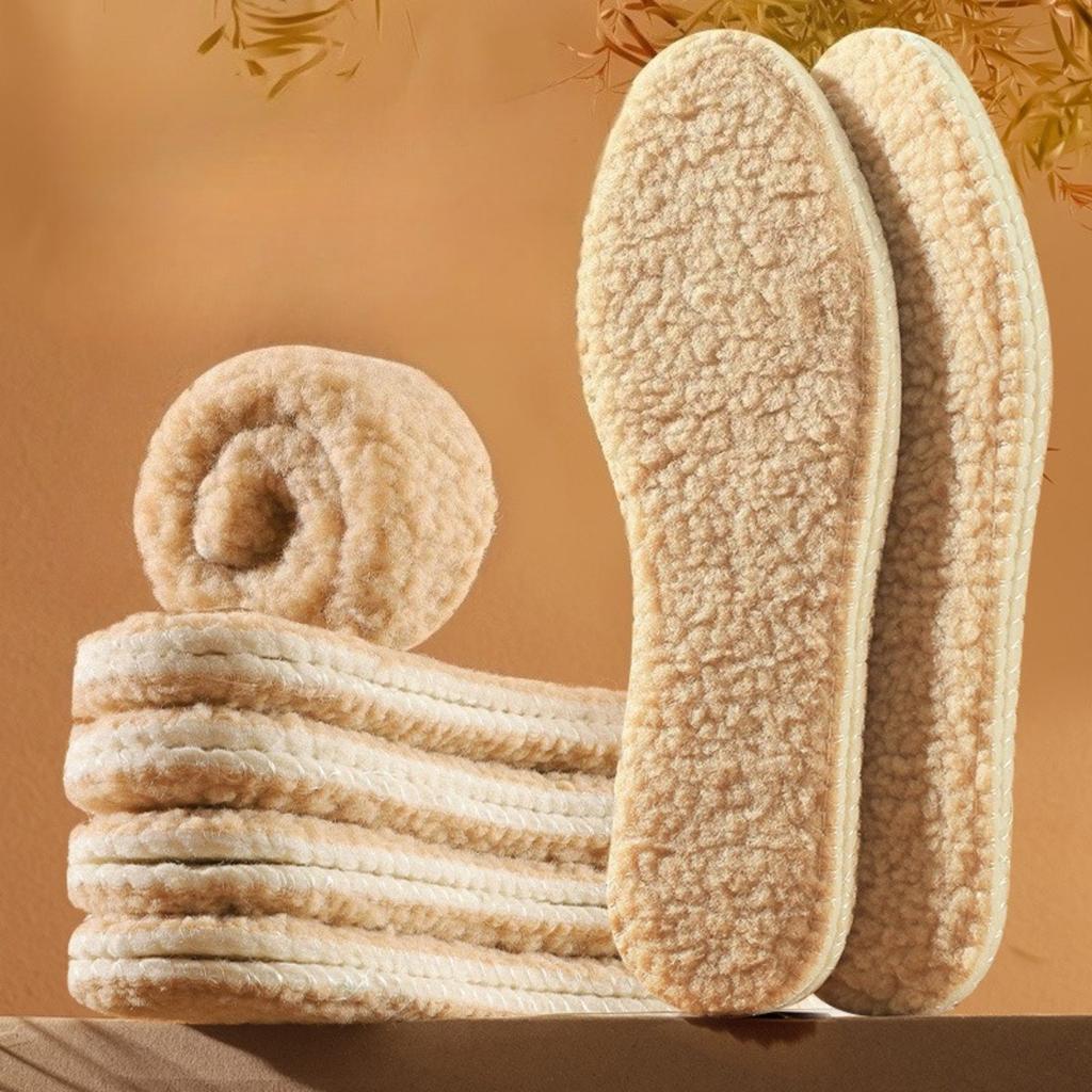 6pcs Imitation Lamb Wool Insoles, Customizable, Temperature Locked and Warm, Thick and Comfortable, Christmas, Thanksgiving, Halloween, New Year Gifts