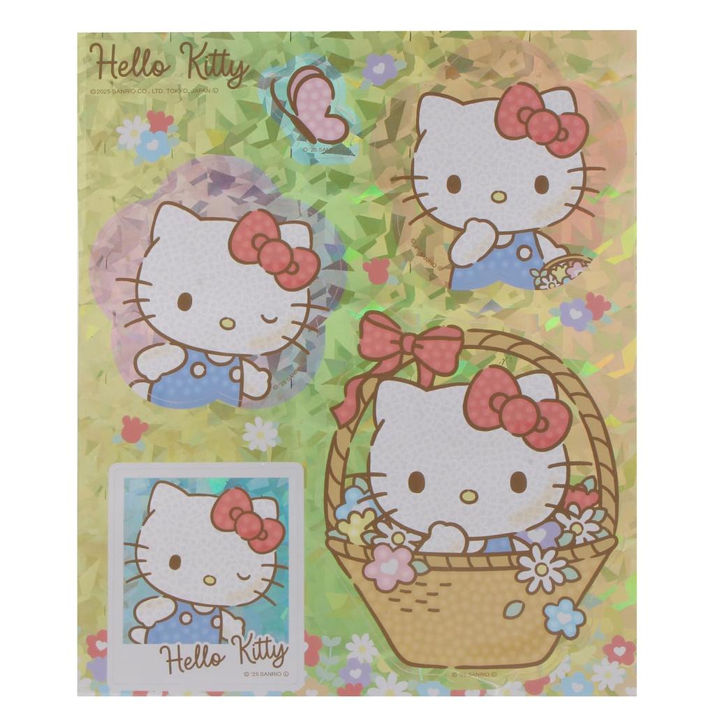 Maruka Sanrio Glitter Gem Sticker Kit, Hello Kitty, Ages 6 and Up, 175600
