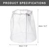 uxcell Mesh Laundry Bag, Basket, Mesh Bag with Drawstring, Fine Net, Small Machine Washable, Mesh Washing Bag for Travel and Laundry, 30cm x 40cm