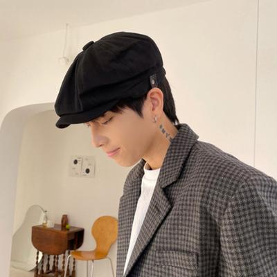 Men Beret Cool Fine Texture Stylish Men Beret Classic Western Newsboy Hat Men Beret Fashion Accessories