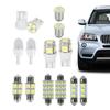 LED Car Interior Lights Interior Lights Bulbs Combination Set 14pcs Reusable LED Dome Light LED Car Bulb Kit Set For License