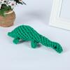 Dog Cotton Rope Toy Cute Dinosaur Shaped Dog Chew Toy for Aggressive Chewers Interactive Pet Training Toy for Small Medium Dogs