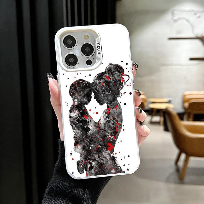 

Чехол для телефона с тематикой Мама и Малыш , противоударный, для iPhone 17 Air 16 16E 15 Pro Max 14 Plus 13 Mini 12, задняя крышка, защита от падений Fundas iPhone 17