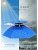 Double-Layer Sun/Rain Umbrella Hat for Adults, UV Protection, Fishing, & Tea Picking