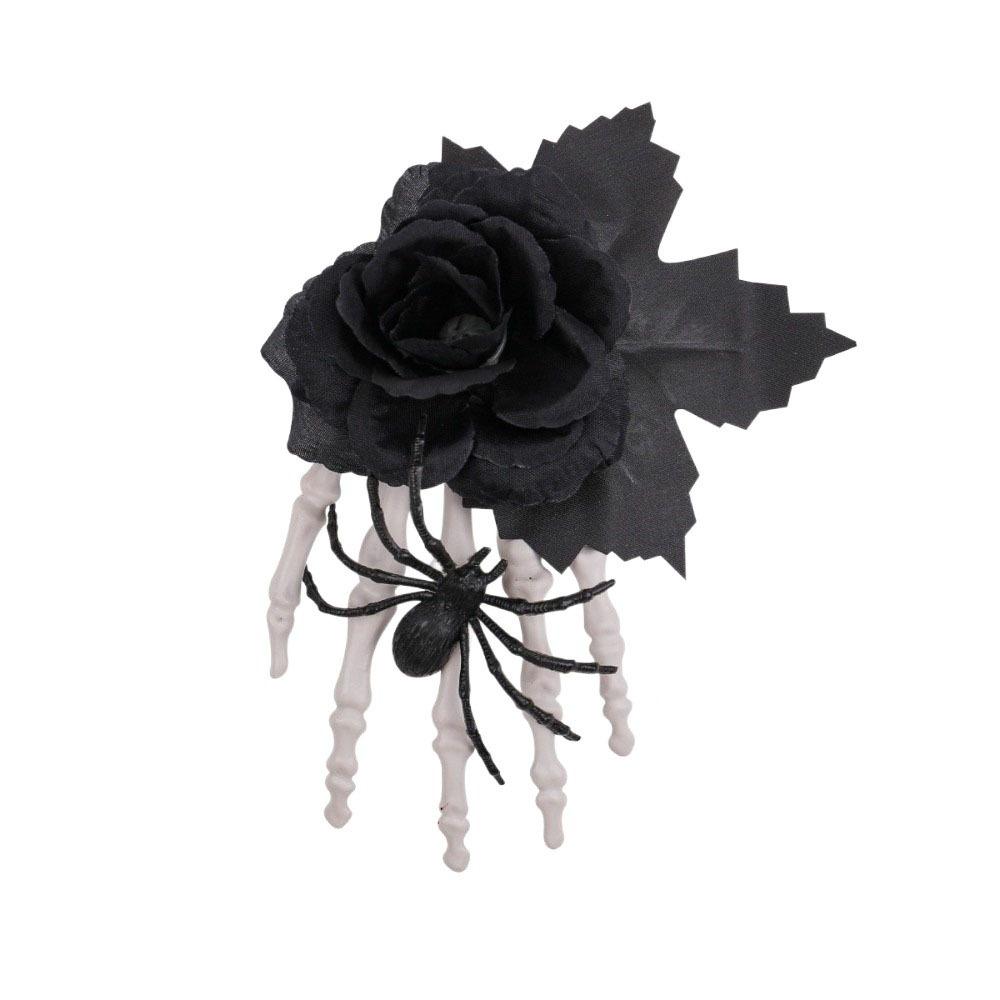 Cloth Ghost Claw Hair Clip Harajuku Halloween Headwear Skeleton Hand Hairpin  Children
