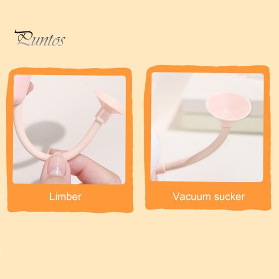 Lampe de chevet à LED de forme variable, veilleuse amusante avec ventouse, lueur douce, forme de bricolage, ampoule mignonne, mini veilleuse pour homme