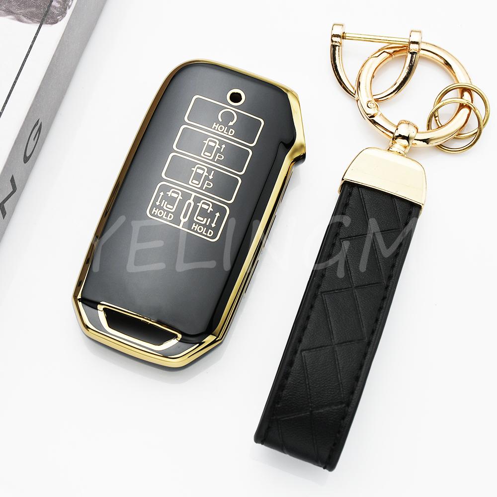 9Buttons Car Key Case Cover New Tpu For Kia Ev6 New Carnival Sedona K8 V6 Gt Line Dl3 Mq4 K5 Grand Sorento