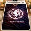 Flanell-DeckeFC Twente Benutzerdefinierter Name Text Personalisierte Weiche Warme Überwurfdecke Heimdekoration Geschenk
