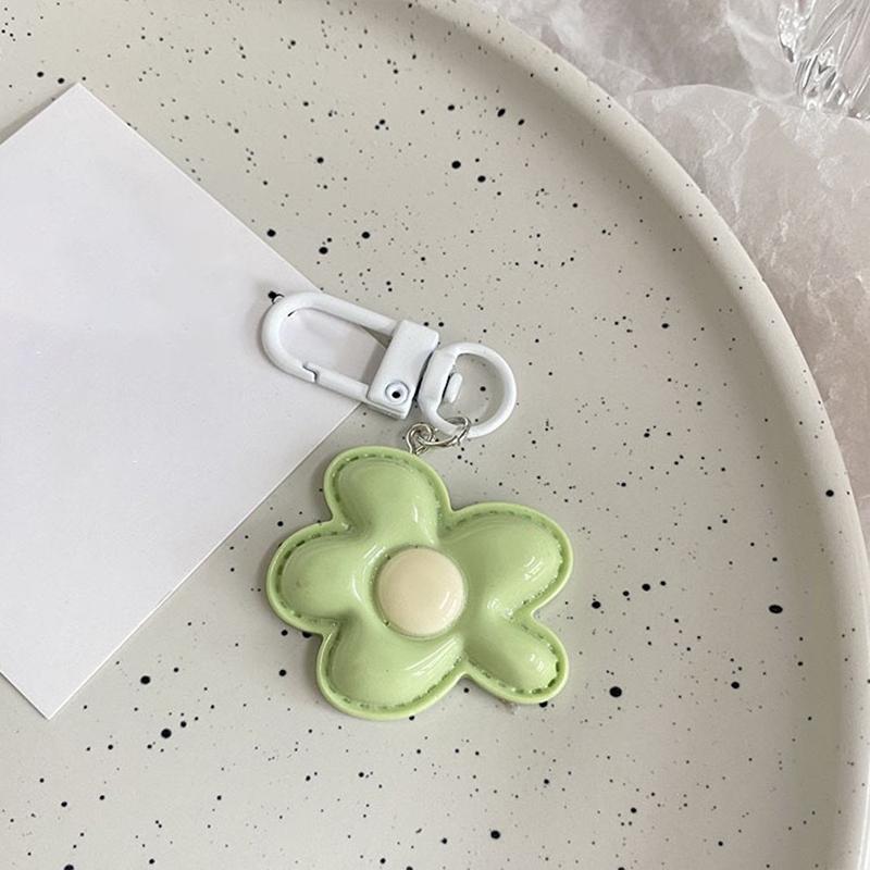 1PC Flower Keychain Decoration Plastic Gift DIY Design Pendant Creativity Lobster Buckle Party Keychain Marker