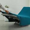 Funktionale Raupen-Hülle für Lazy Sofa Vollständig einschließend Elastisch Verdickt Integrierte Einzelsofa-Hülle für Haushalt Staubdicht