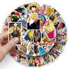 50 One Piece Graffiti Stickers: Anime Cartoon Skateboard and Phone Decor