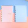 Agenda settimanale A5, quaderno giornaliero inglese da 52 settimane, carta spessa, scrittura liscia, per l'ufficio scolastico a casa