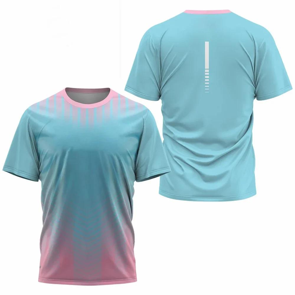 Popular Fitness Running T-shirt Men's Summer Quick Drying Breathable Short Sleeved Round Neck Top Outdoor Casual Sports Pullover