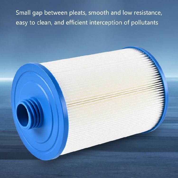 Pool Pump Filter for Spa and Swimming Pool Care, Pleated Media Filter with Single Replacement Unit for Service and Routine Cleaning